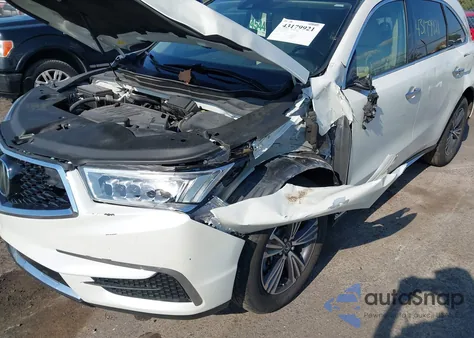 2018 Acura Mdx z USA, uszkodzony, nr VIN 5J8YD4H38JL014422